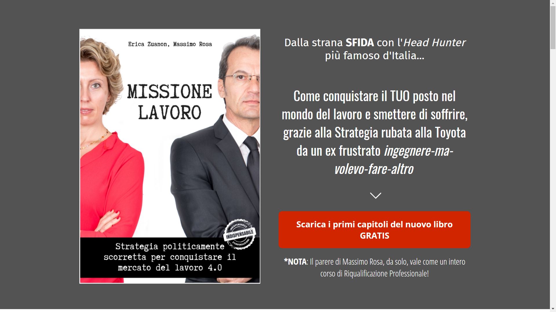 Missione Lavoro - Massimo Rosa, Erica Zuanon